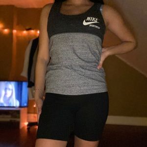 Nike two tone tank top